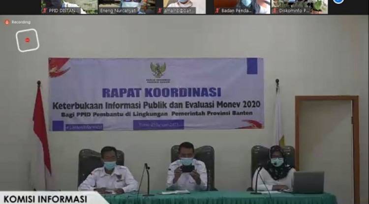Rapat Koordinasi dan Evaluasi Monev Tahun 2020