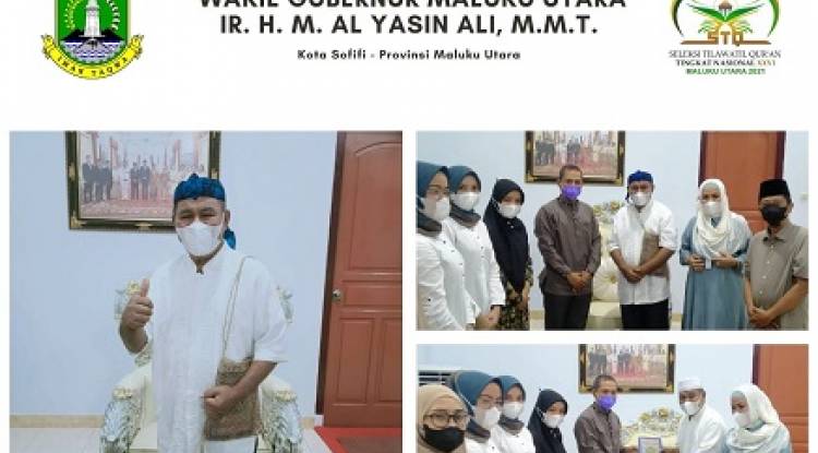 Shilaturahim STQH Provinsi Banten bersama Wakil Gubernur Maluku Utara