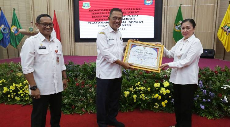 Berada Di Posisi Pertama Penilaian SPM, Pemprov Banten Berupaya Mempertahankan Capaian SPM