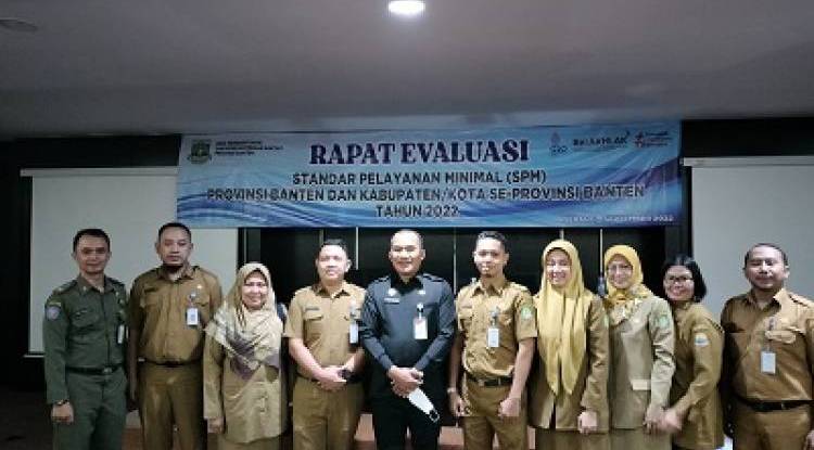 Rapat  Evaluasi Pelayanan Standar Pelayanan Minimal  (SPM) 