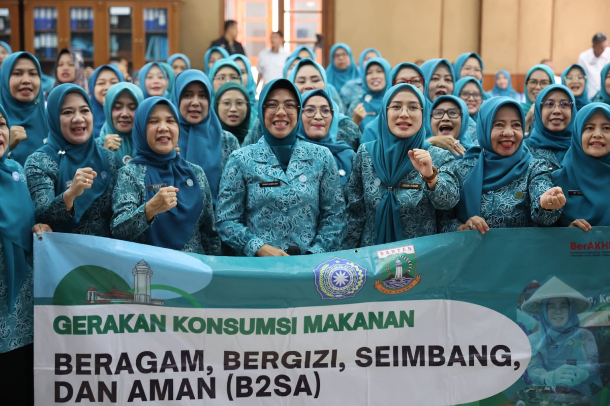 Ketua TP PKK Provinsi Banten Tinawati Andra Soni Ajak Masyarakat Jadikan B2SA sebagai Gaya Hidup