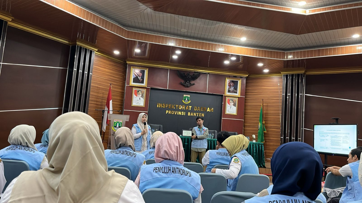 Cegah Korupsi dari Hal Kecil, Pemprov Banten Dorong Penguatan Penyuluh Antikorupsi