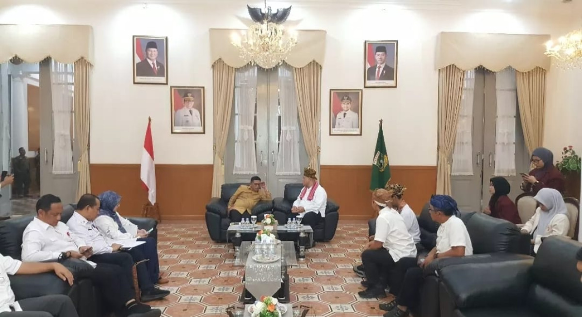 Audiensi bersama Alinsi Masyarakat Adat Nusantara Banten Kidul