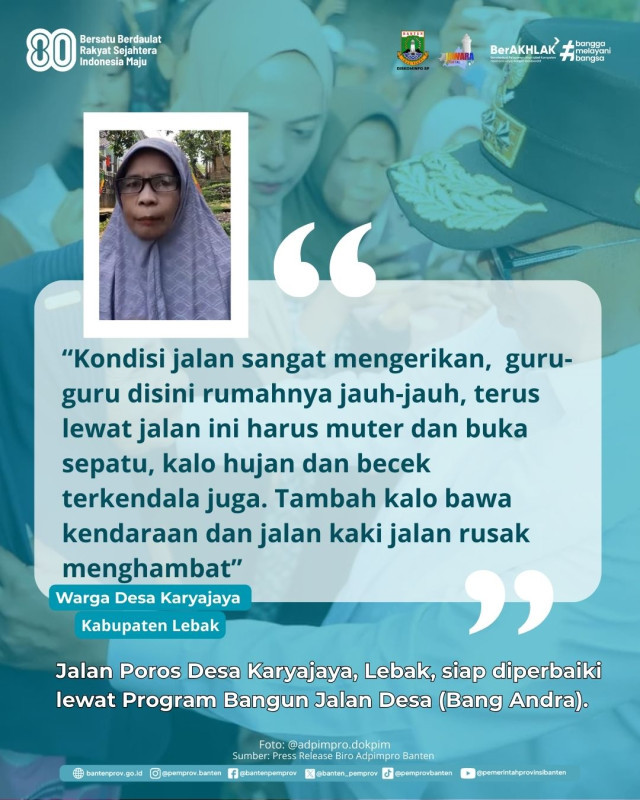 Masyarakat Senang, Jalan Poros Desa Karyajaya akan Dibangun