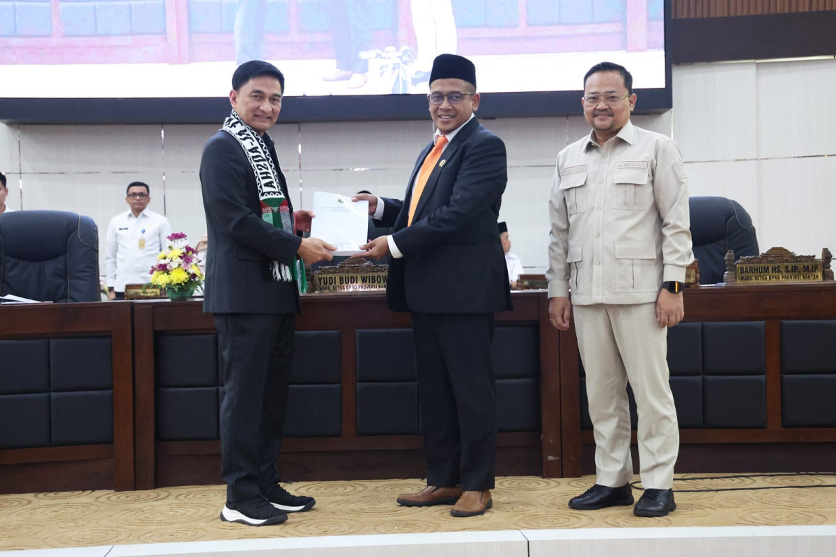 Sampaikan LKPj Tahun 2024, Wagub Banten A Dimyati Natakusumah: Capaian Indikator Kinerja Pemerintahan Secara Umum Cukup Baik