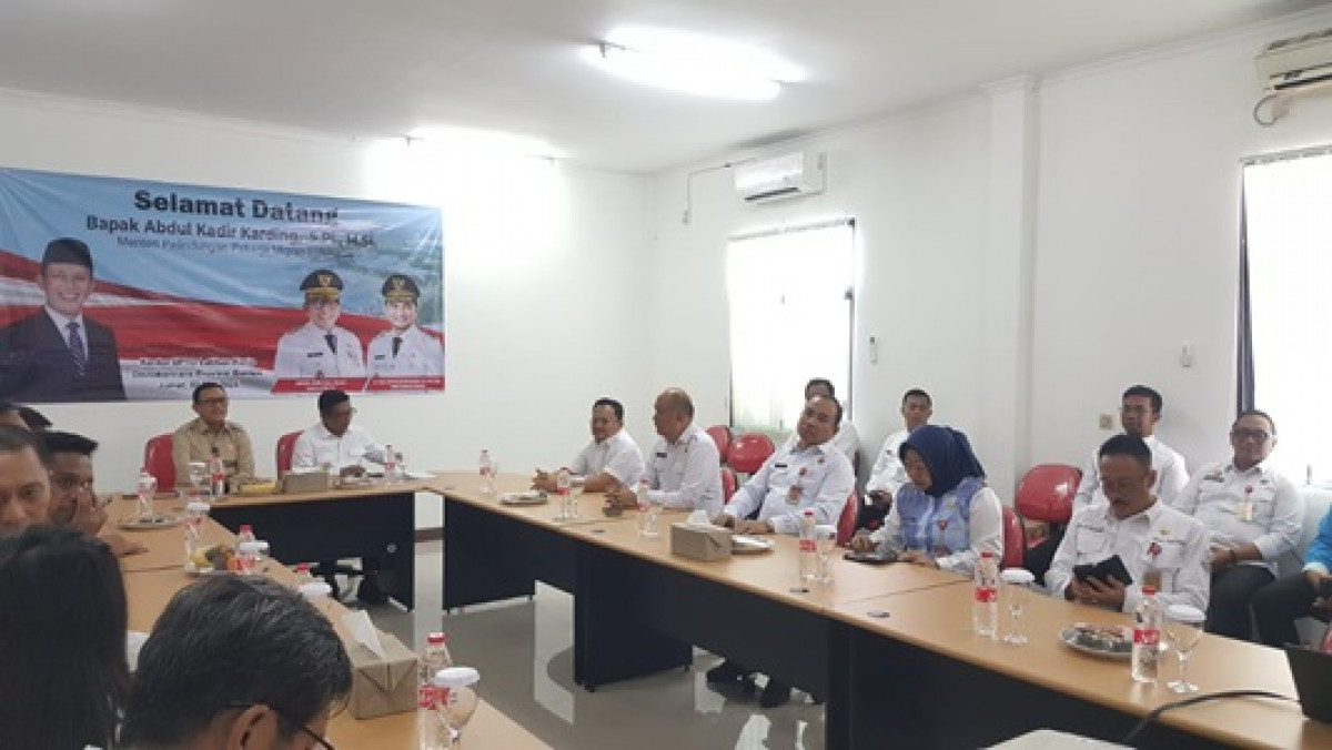 Kunjungan Menteri Perlindungan Pekerja Migran Indonesia di Kantor UPTD Latihan Kerja Disnakertrans Provinsi Banten