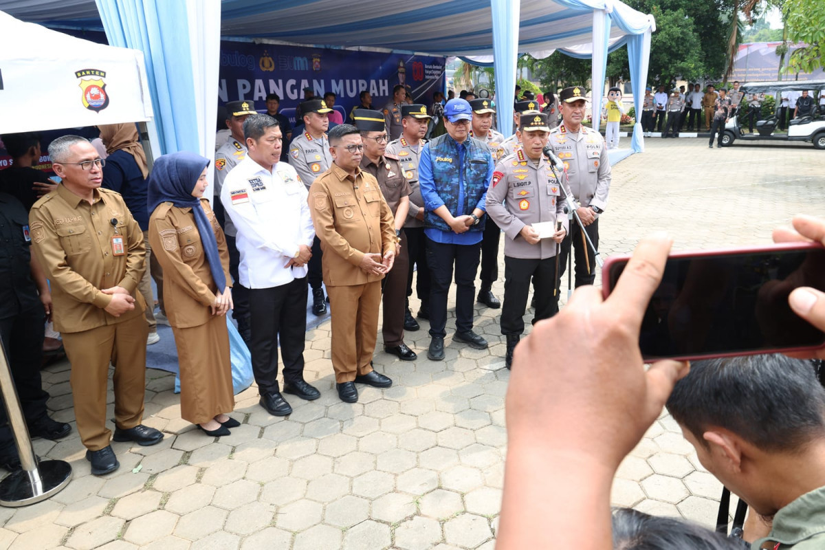 Gubernur Banten Andra Soni Dampingi Kapolri Kunjungan Kerja Ke Polda Banten