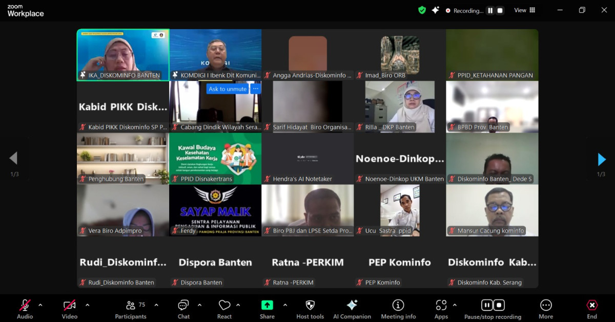 Sosialisasi Peraturan Bidang Informasi dan Komunikasi Publik