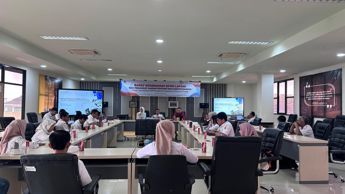 Rakor SP4N LAPOR! OPD dan Kab/Kota