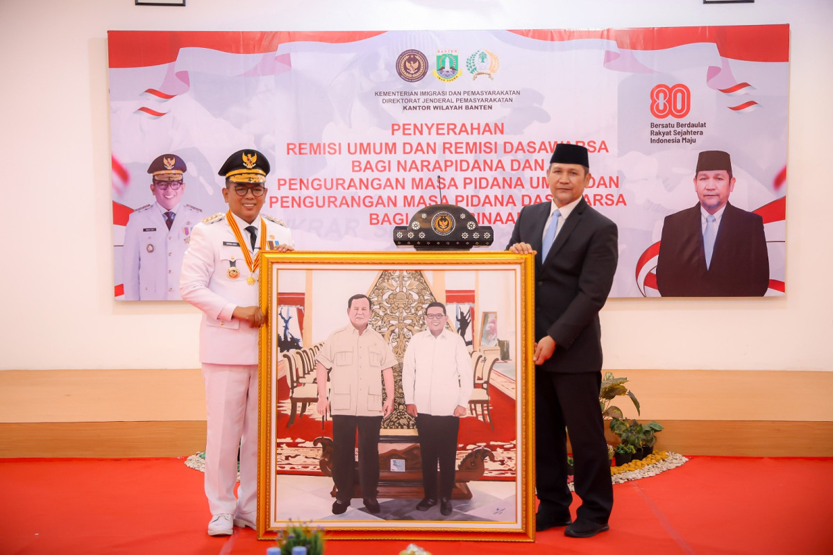 Serahkan Remisi, Gubernur Banten Andra Soni : Jadilah Insan dan Pribadi yang Lebih Baik