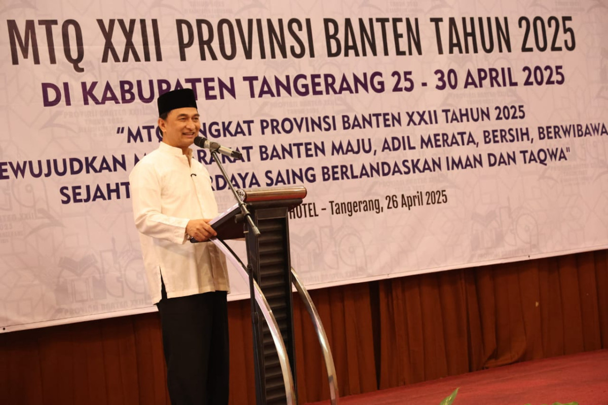 Wagub Banten Dimyati Natakusuma Ingatkan Dewan Hakim MTQ XXII Provinsi Banten untuk Bersikap Netral