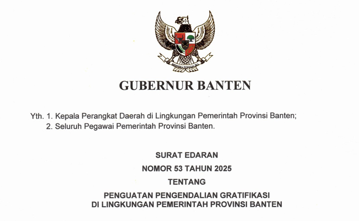 Sanksi Hukum Menanti, ASN di Banten Dilarang Terima Gratifikasi